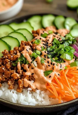 Ground Turkey Rice Bowls with Bang Bang Sauce