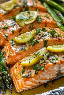 Baked Salmon in Foil with Asparagus (Quick & Healthy)