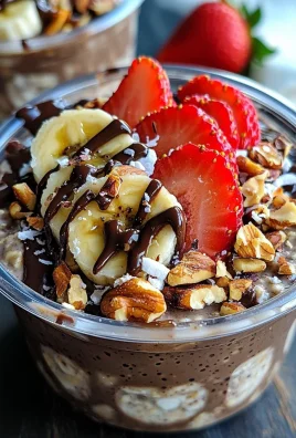 Banana Split Overnight Protein Oats