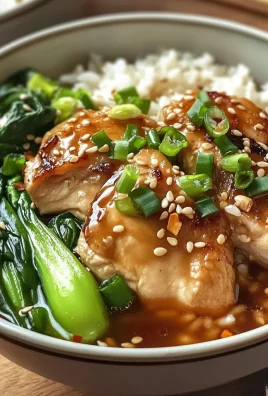 Brothy Miso Ginger Chicken & Rice with Bok Choy Recipe