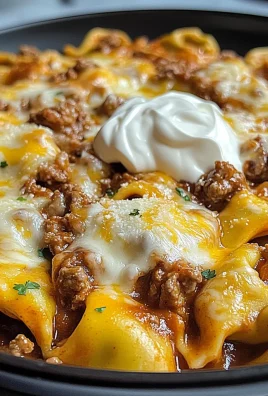 Cheesy Beef Enchilada Tortellini