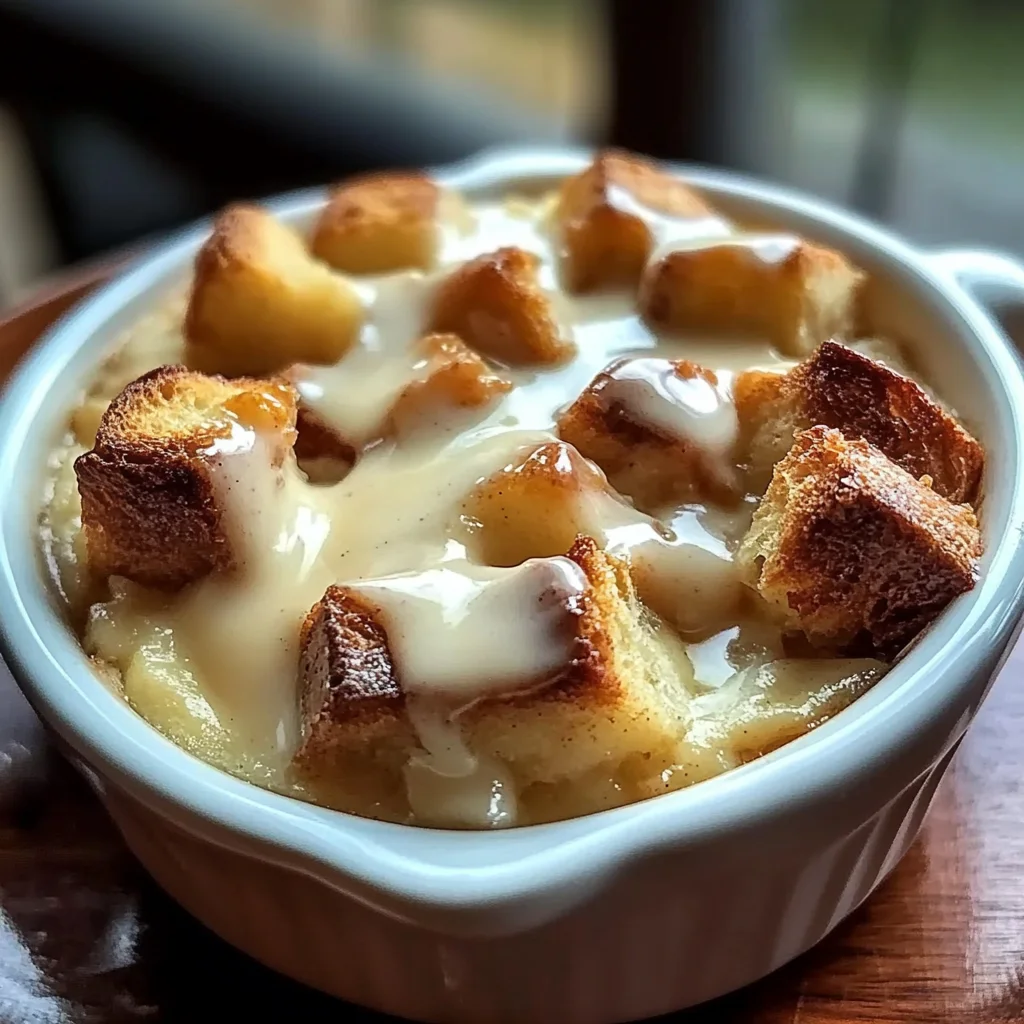 Classic Bread Pudding with Vanilla Sauce Recipe