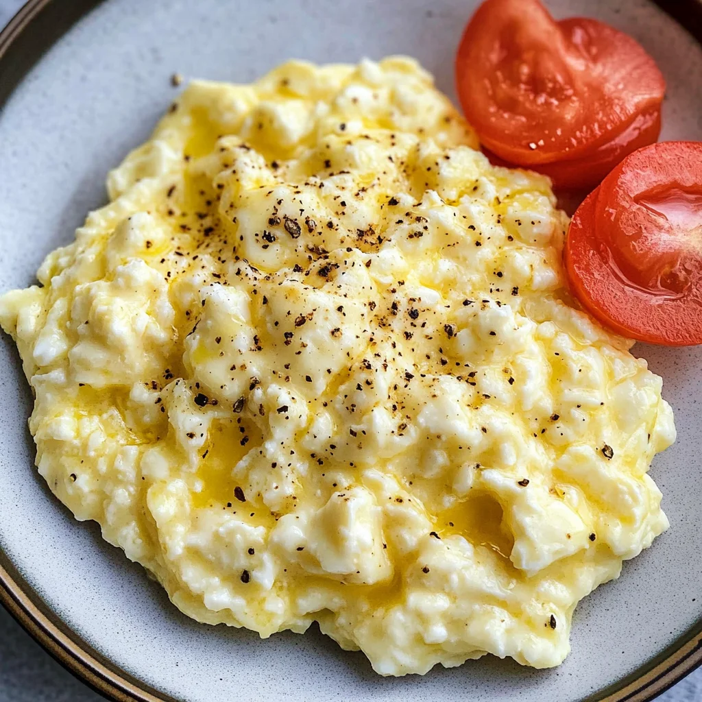 Cottage Cheese Scrambled Eggs