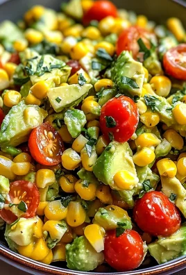 Creamy Avocado Corn Salad