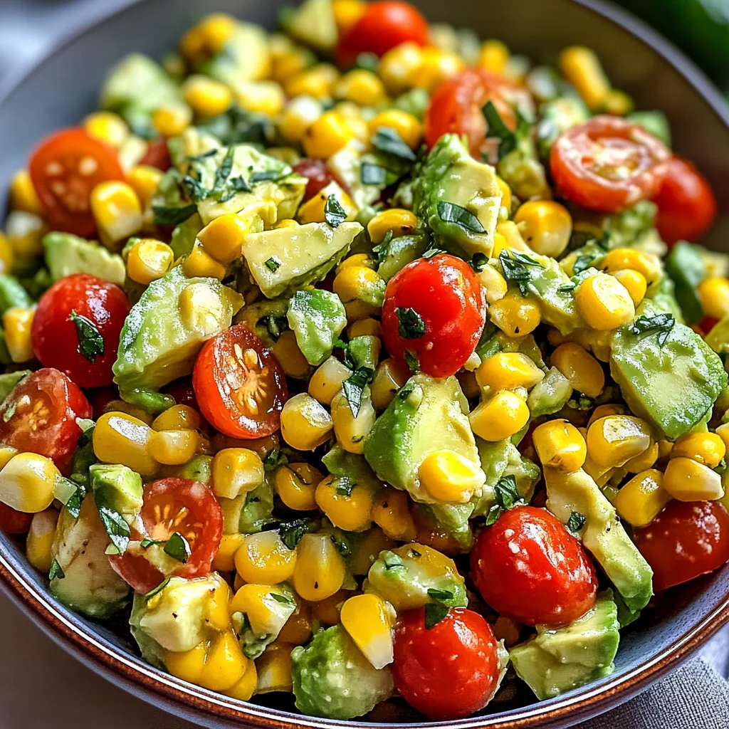 Creamy Avocado Corn Salad