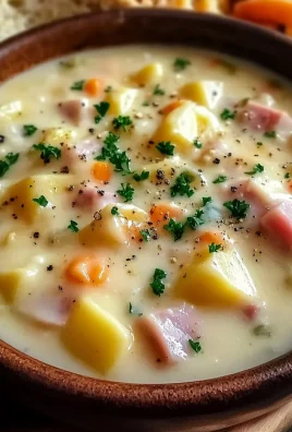 Creamy Cheesy Ham Chowder Recipe