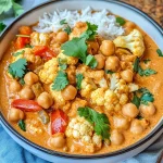 Creamy Chickpea Cauliflower Curry