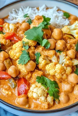Creamy Chickpea Cauliflower Curry