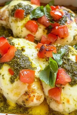 Creamy Pesto Baked Chicken
