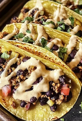 Crispy Sheet Pan Black Bean Tacos with Chipotle Crema