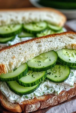 Cucumber Sandwiches for Hot Days