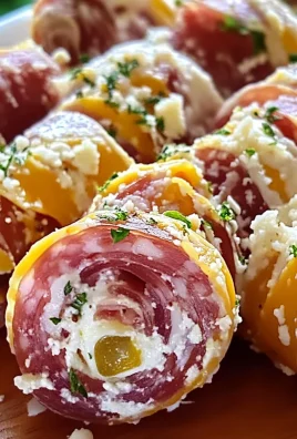 Delicious Salami Roll-Ups for Easy Snacking with Cream Cheese
