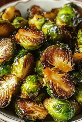 Easy Caramelized Brussels Sprouts with Balsamic Glaze Recipe