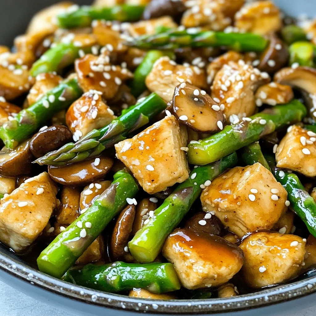 Easy Chicken Asparagus Stir Fry