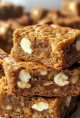 Easy Pumpkin Maple Blondies Recipe with White Chocolate and Pecans