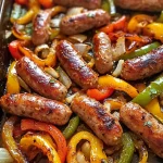 Easy Sheet Pan Sausage Peppers and Onions