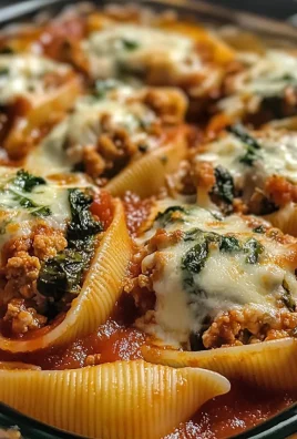 Easy Turkey and Spinach Stuffed Shells