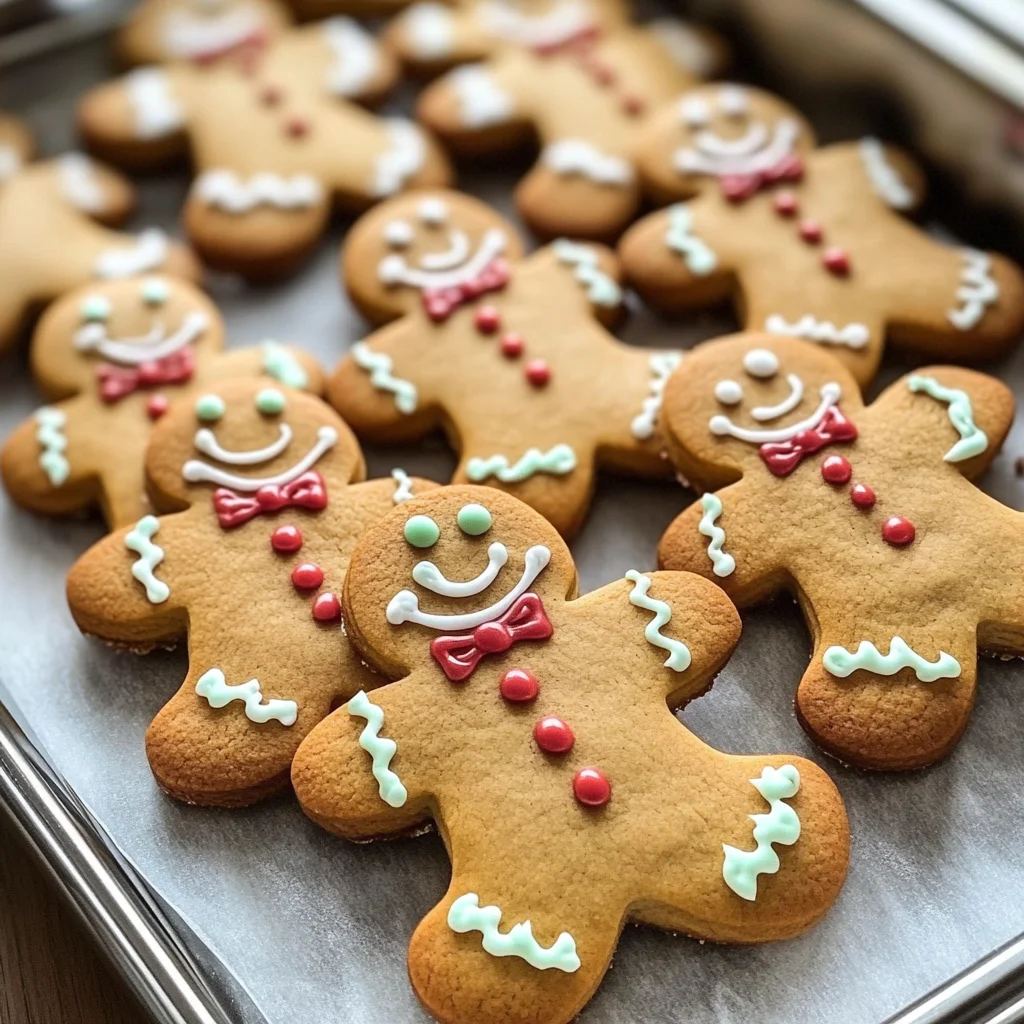 Gingerbread Men Sugar Cookies