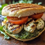 Grilled Chicken Sandwich with Pesto