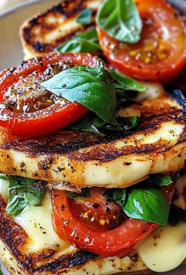 Grilled Halloumi Sandwiches with Tomatoes