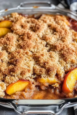 Healthier Peach Cobbler