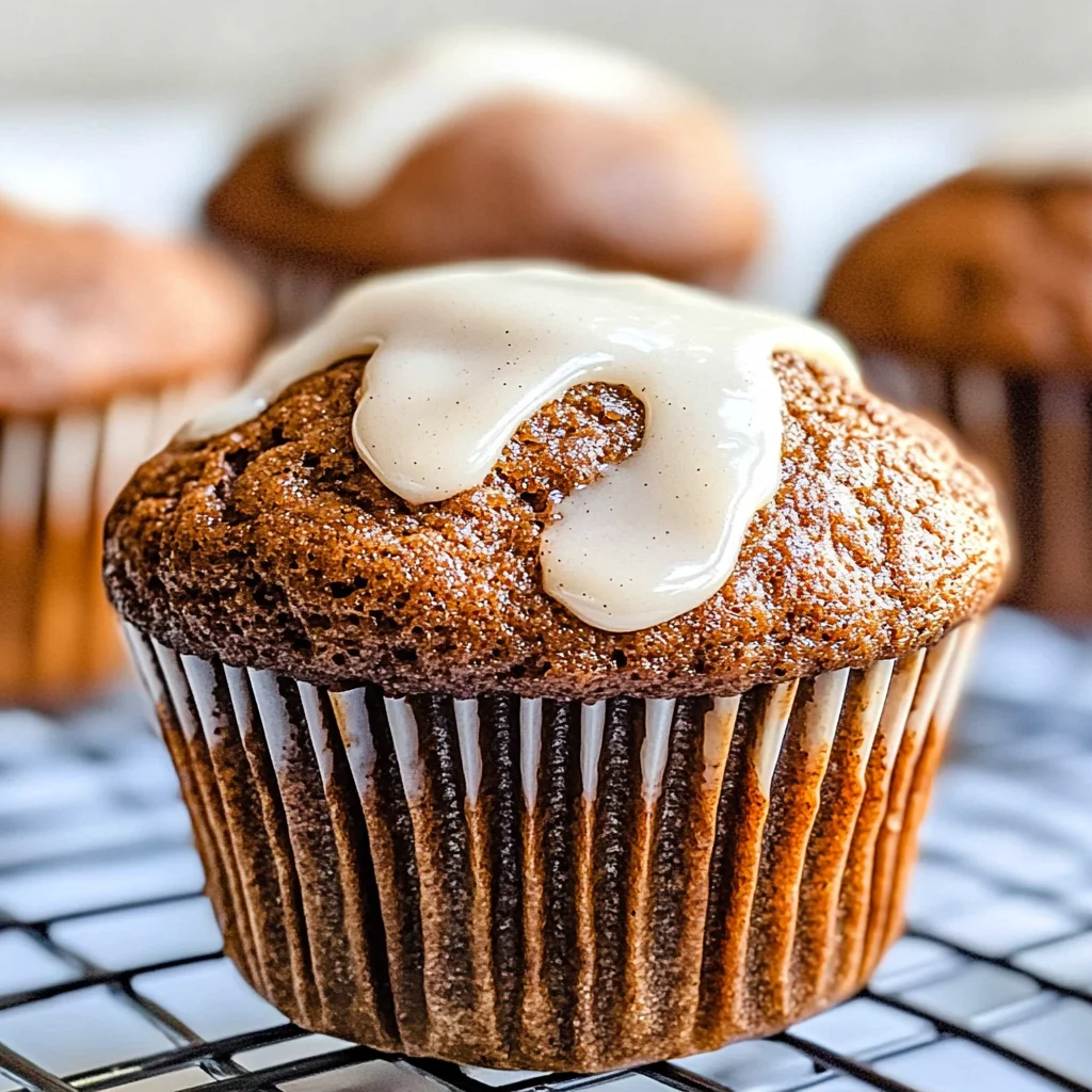 Healthy Gingerbread Muffins