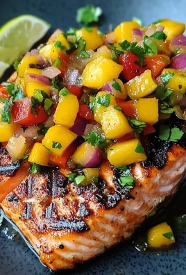 Healthy Grilled Salmon with Mango Salsa (20-Minutes)