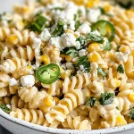 Healthy Street Corn Pasta Salad Recipe with Creamy Dressing
