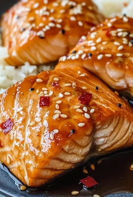 Honey Glazed Air Fryer Salmon Fillets