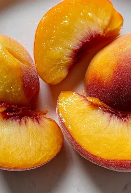 How To Cut Peaches