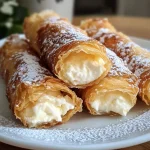 Italian Cream Stuffed Cannoncini