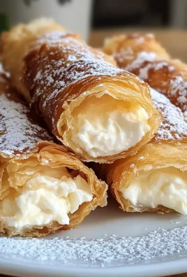Italian Cream Stuffed Cannoncini