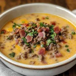 Keto Bacon Cheeseburger Soup