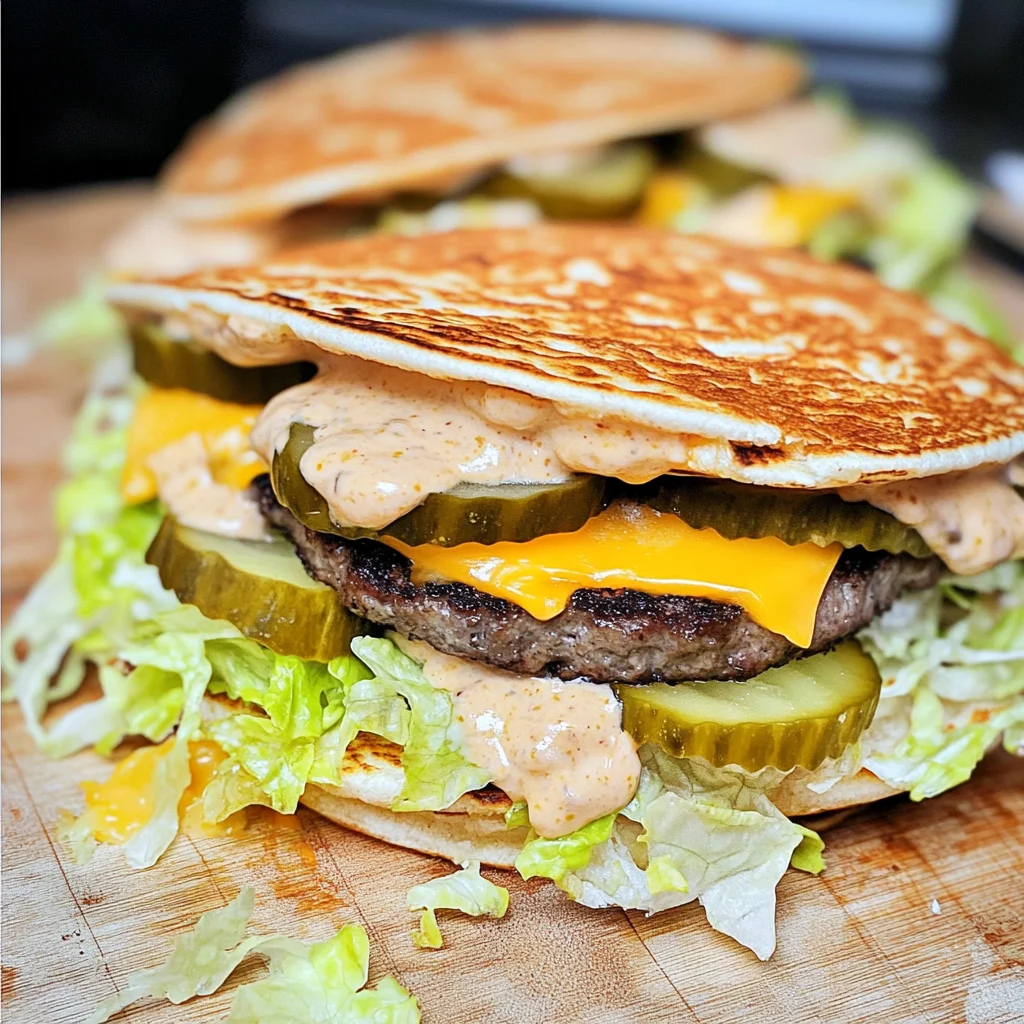 Keto Big Mac Smash Burgers