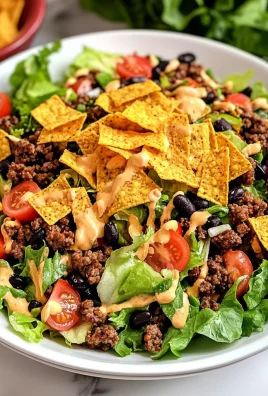 Keto Doritos Ground Beef Salad