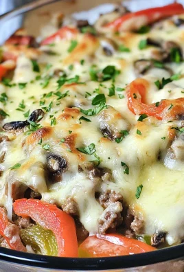 Keto Philly Cheesesteak Casserole