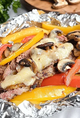 Keto Philly Cheesesteak Foil Packets