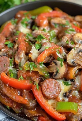 Keto Sausage and Peppers Scallopini