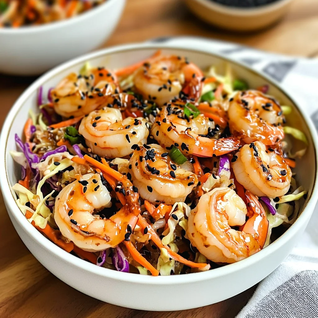 Keto Shrimp Egg Roll in a Bowl