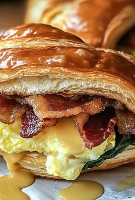 Killer Maple Mustard Croissant Breakfast Sandwiches