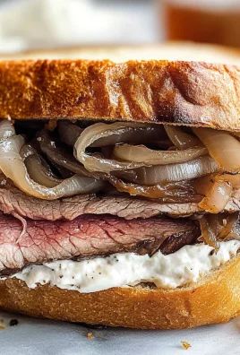 Leftover Prime Rib Sandwich