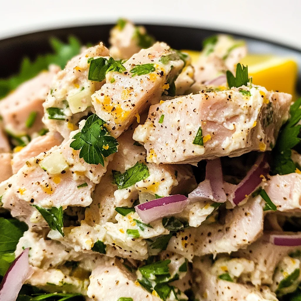Lemon Pepper Tuna Salad