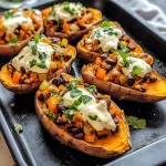 Loaded Sweet Potato Skins