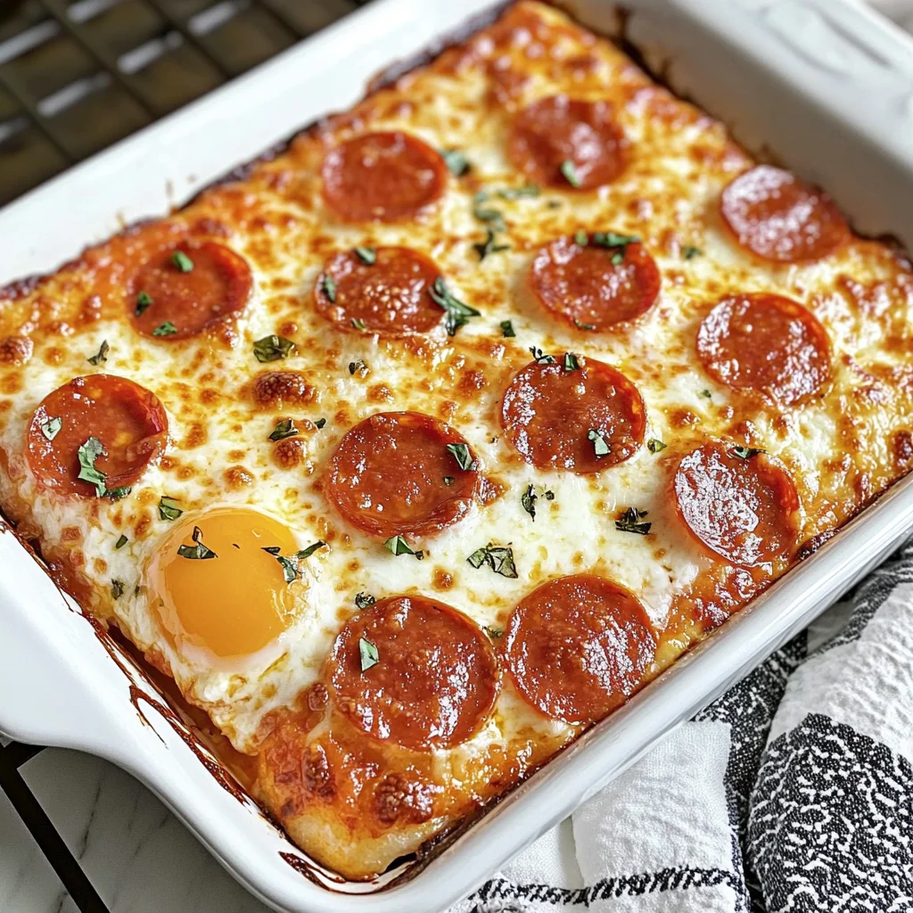 Low-Carb Pizza Casserole