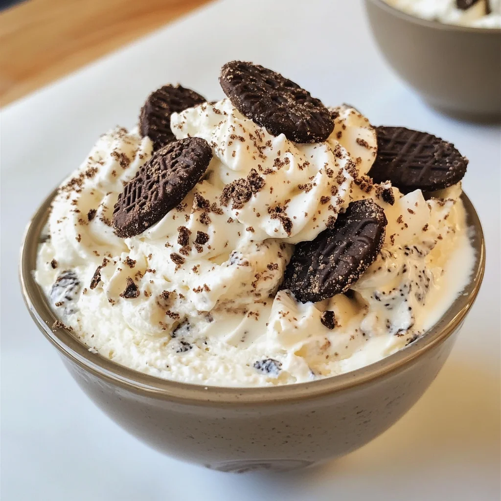 Low Carb Cookies and Cream Fluff