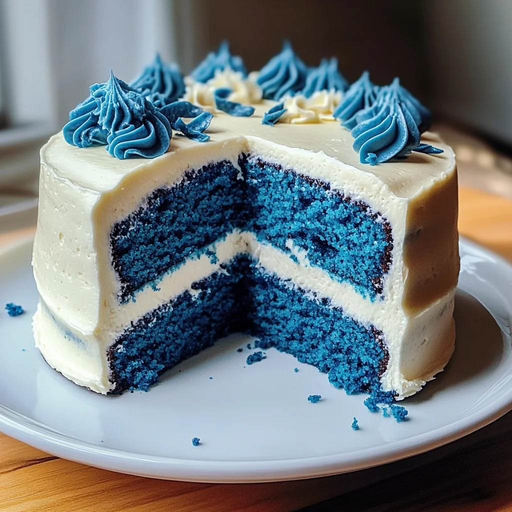 Lush and Dreamy Blue Velvet Cake