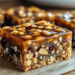 No-Bake Nutty Treacle Slice