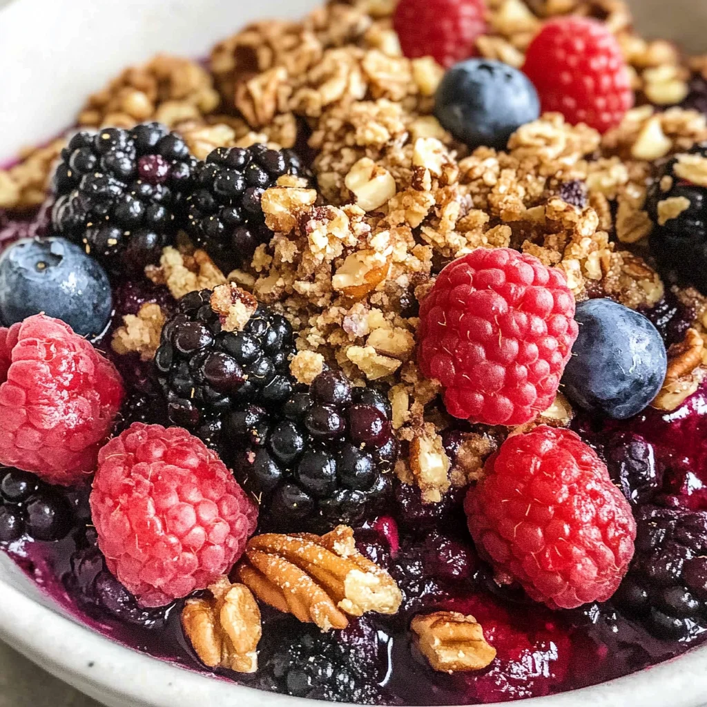 Paleo Berry Crisp Recipe
