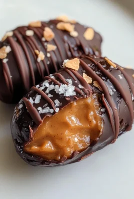 Peanut Butter Dark Chocolate Stuffed Dates
