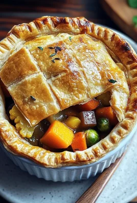 Roasted Autumn Vegetable Pot Pies